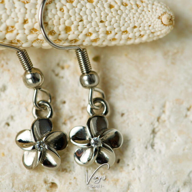 Zirconia Plumeria Pierce