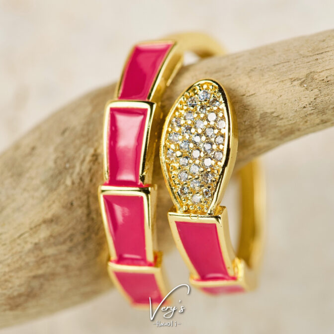 Zirconia Bamboo Open Ring