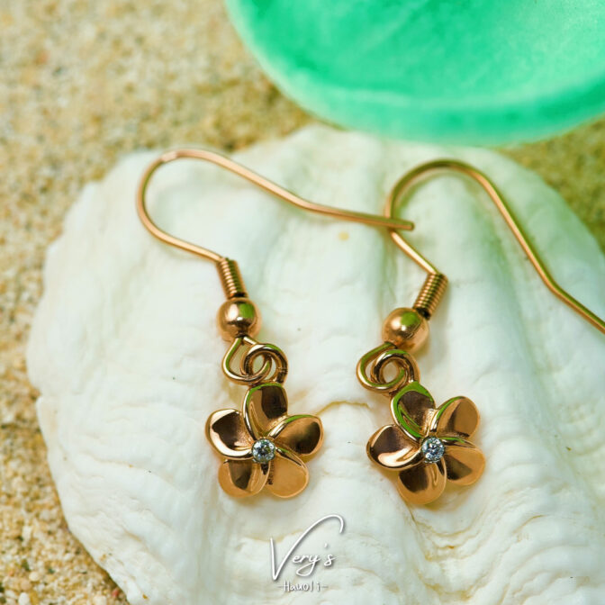 Zirconia Plumeria Pierce