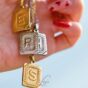 Plate Initial Necklace
